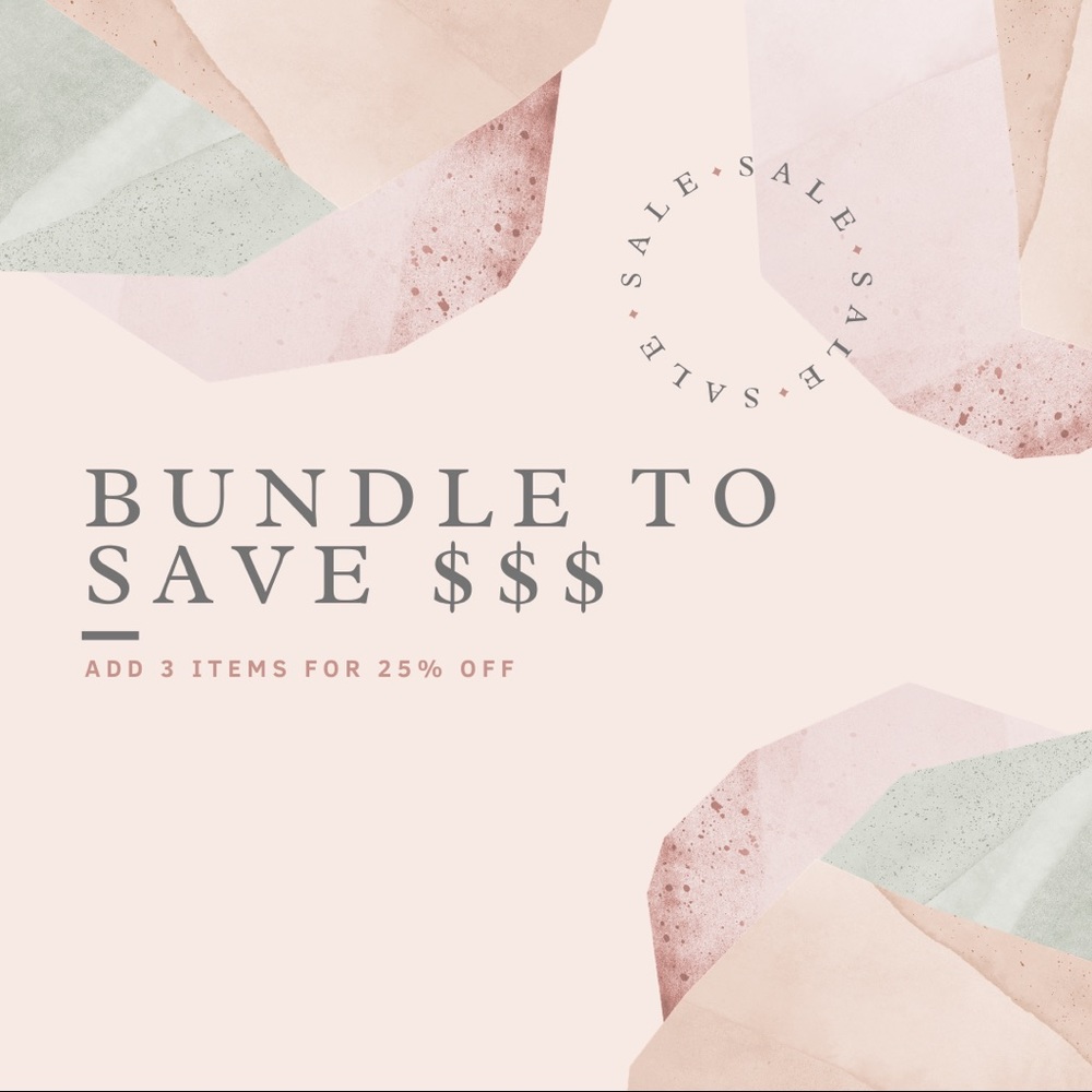 Bundle and SAVE!!